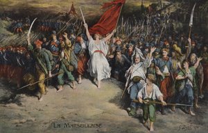 La Marseillaise, 1870 door Gustave after Dore