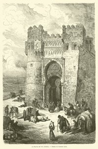 De Puerta del Sol, Toledo door Gustave after Dore