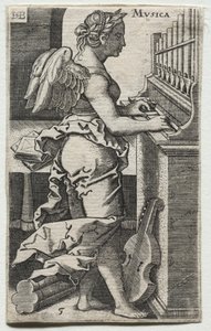 Musica door after Hans Sebald Beham