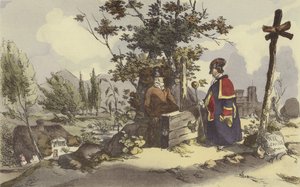 Een schandpaal door after Henri Bonaventure Monnier