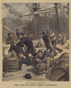 Bij Millwall Docks door after Henri Meyer