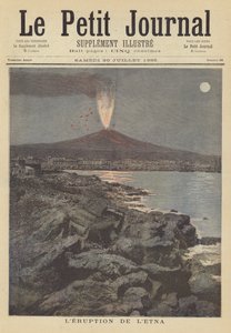 Uitbarsting van de Etna door after Henri Meyer