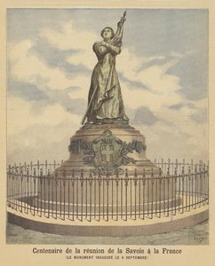 Monument ter herdenking van het eeuwfeest van Savoye als onderdeel van Frankrijk