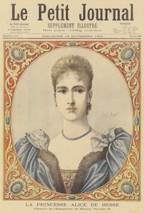 Prinses Alix van Hessen, verloofde van tsaar Nicolaas II van Rusland
