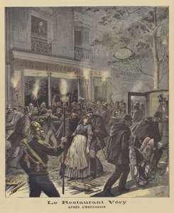 Het Restaurant Very na de explosie