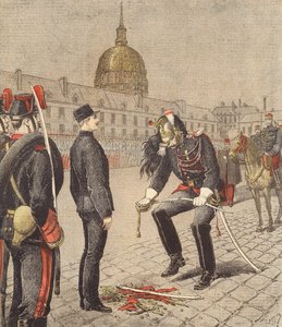 De degradatie van Alfred Dreyfus door after Henri Meyer