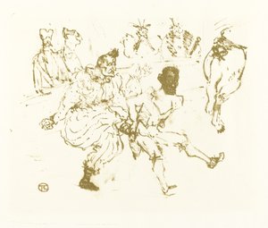 Footit en Chocolat door after Henri de Toulouse Lautrec