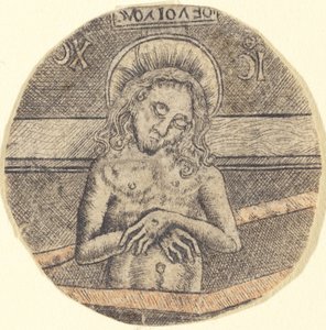 Christus als de Man van Smarten door after Israhel van Meckenem