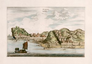 Hukoen door after Johannes Nieuhof