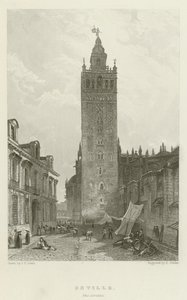 Sevilla, De Giralda door after John Frederick Lewis