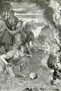 Beowulf vindt het hoofd van Aschere