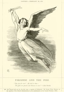 Paradijs en de Peri door after John Tenniel
