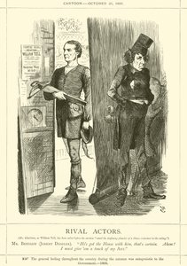 Rivaliserende Acteurs door after John Tenniel