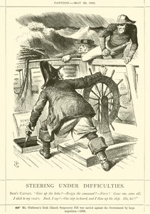 Navigeren onder Moeilijkheden door after John Tenniel
