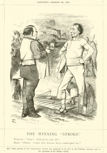 De Winnende Slag door after John Tenniel