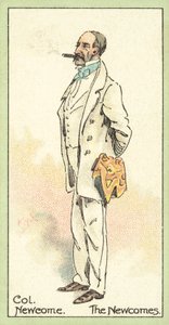 Kolonel Newcome, The Newcomes (chromolitho) door after Joseph Clayton Clarke