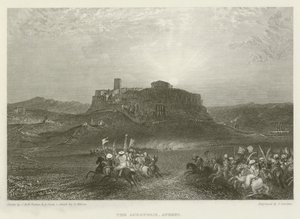 De Akropolis, Athene door after Joseph Mallord William Turner
