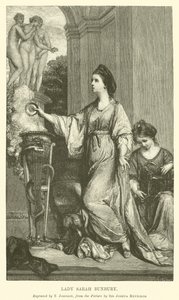 Lady Sarah Bunbury door after Joshua Reynolds