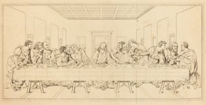 Het Laatste Avondmaal door after Leonardo da Vinci