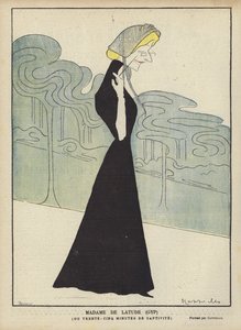 Madame De Latude (GYP), Illustratie voor Le Rire door after Leonetto Cappiello
