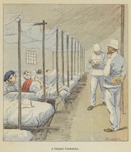In het ziekenhuis van Ankaboka door after Louis Charles Bombled