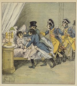 Arrestatie van Pichegru door after Louis Charles Bombled