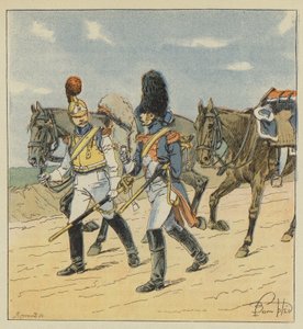 Karabiniers, 1806-1812 door after Louis Charles Bombled