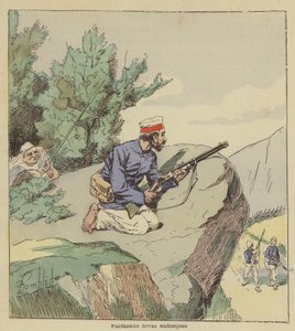 Hova-infanterie in hinderlaag