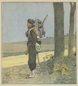 Mariniersfuselier door after Louis Charles Bombled