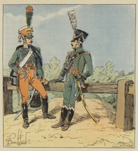 Keizerlijke garde, Ere-garde, 1813-1814, Gendarme d