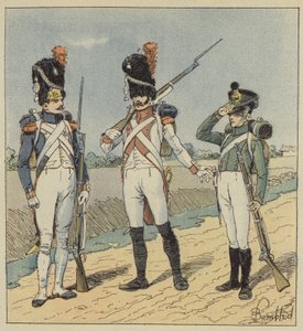 Keizerlijke garde, Grenadiers, 1e regiment, 2e regiment, pupillen