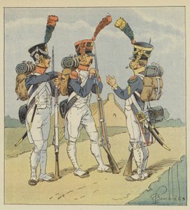 Lijninfanterie, Fuselier, Grenadier, Voltigeur