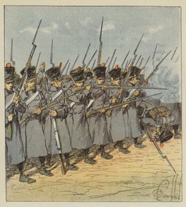 De moedige jeugd die hij aanvoert compenseert alles door after Louis Charles Bombled