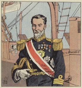 Admiraal Togo, opperbevelhebber van de Japanse vloot voor Port-Arthur