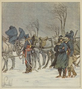 De artillerie van het 21e korps door after Louis Charles Bombled