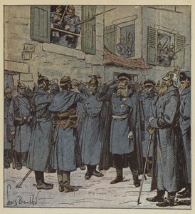 Kapitein Pendezec en generaal Treskow door after Louis Charles Bombled