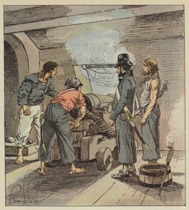 Matrozen 1805-1815 door after Louis Charles Bombled