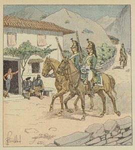 Mijn troepen bevonden zich al in het hart van Spanje door after Louis Charles Bombled