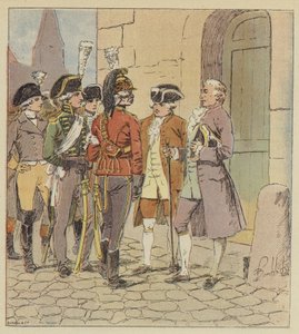 We waren duizenden van alle wapens, van alle uniformen, van alle rangen door after Louis Charles Bombled