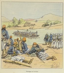 Oversteek van de Ivolina door after Louis Charles Bombled