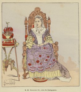 Hare Majesteit Ranavalo III, koningin van Madagaskar