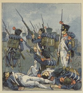 Wagram werd genoemd als een bloedige slag door after Louis Charles Bombled