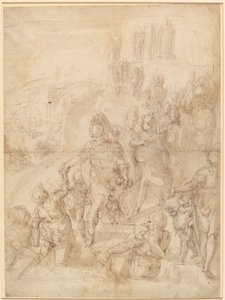 De inscheping van Aeneas vanaf de Ceraunische kaap