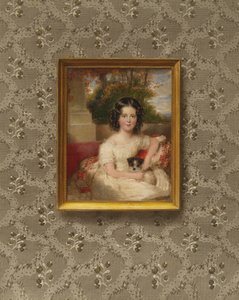 Portret van Prinses Ida Schwarzenberg, geboren Prinses van Liechtenstein, als kind door after Moritz Michael Daffinger