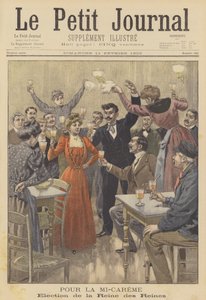 Verkiezing van de Mid-Lent koningin der koninginnen door after Oswaldo Tofani
