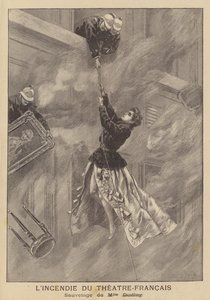 Brand in het Théâtre-Français, Parijs door after Oswaldo Tofani