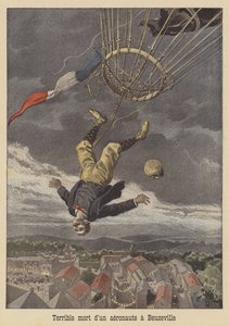 Vreselijke Dood van een Ballonvaarder in Beuzeville