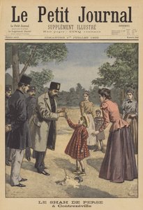 De sjah van Perzië in Frankrijk door after Oswaldo Tofani