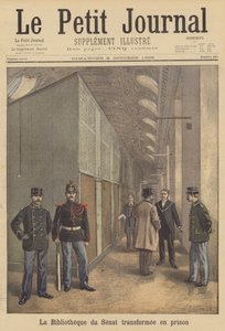 De Bibliotheek van de Franse Senaat omgebouwd tot een Gevangenis