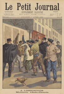 Problemen tussen Indochinese arbeiders op de Exposition Universelle van 1900, Parijs